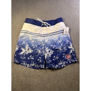 Chicago Cubs Swim Trunks Men's L Hawaiian Floral GIII Carl Banks NWT